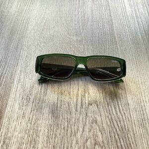 quay australia no envy green square modern retro y2k sunglasses eyewear NEW